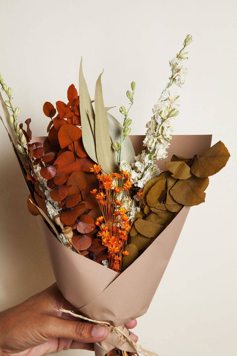 Terra Cotta Dried Flower Mini Bouquet