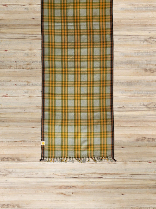 Waffle Plaid Table Runner