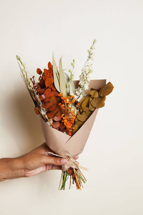 Terra Cotta Dried Flower Mini Bouquet