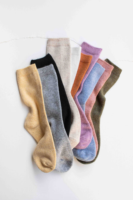 Bright Winter Wool Cashmere Blend Socks