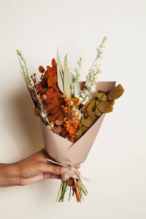 Terra Cotta Dried Flower Mini Bouquet