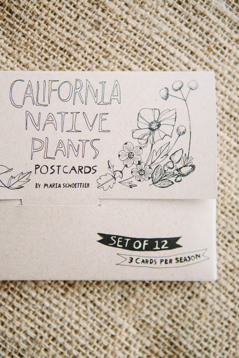 California Native Plants Postcard, Set of 12