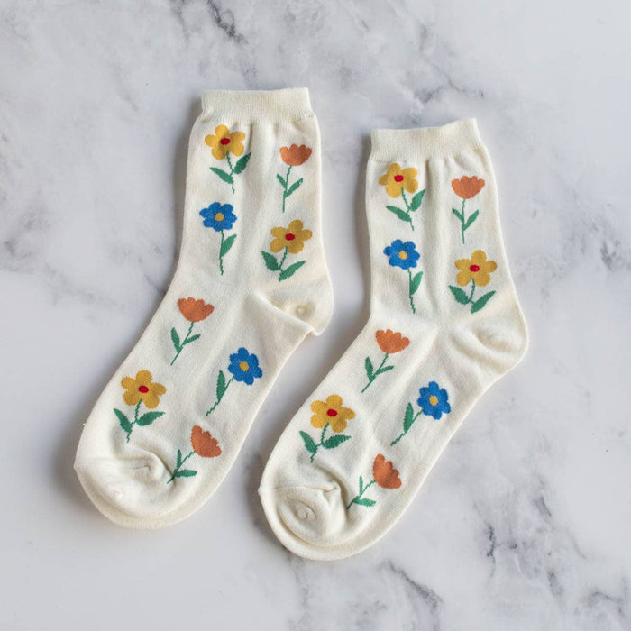 Flower Casual Socks