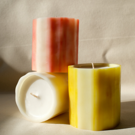Spiral Taper Candle by Happy Organics